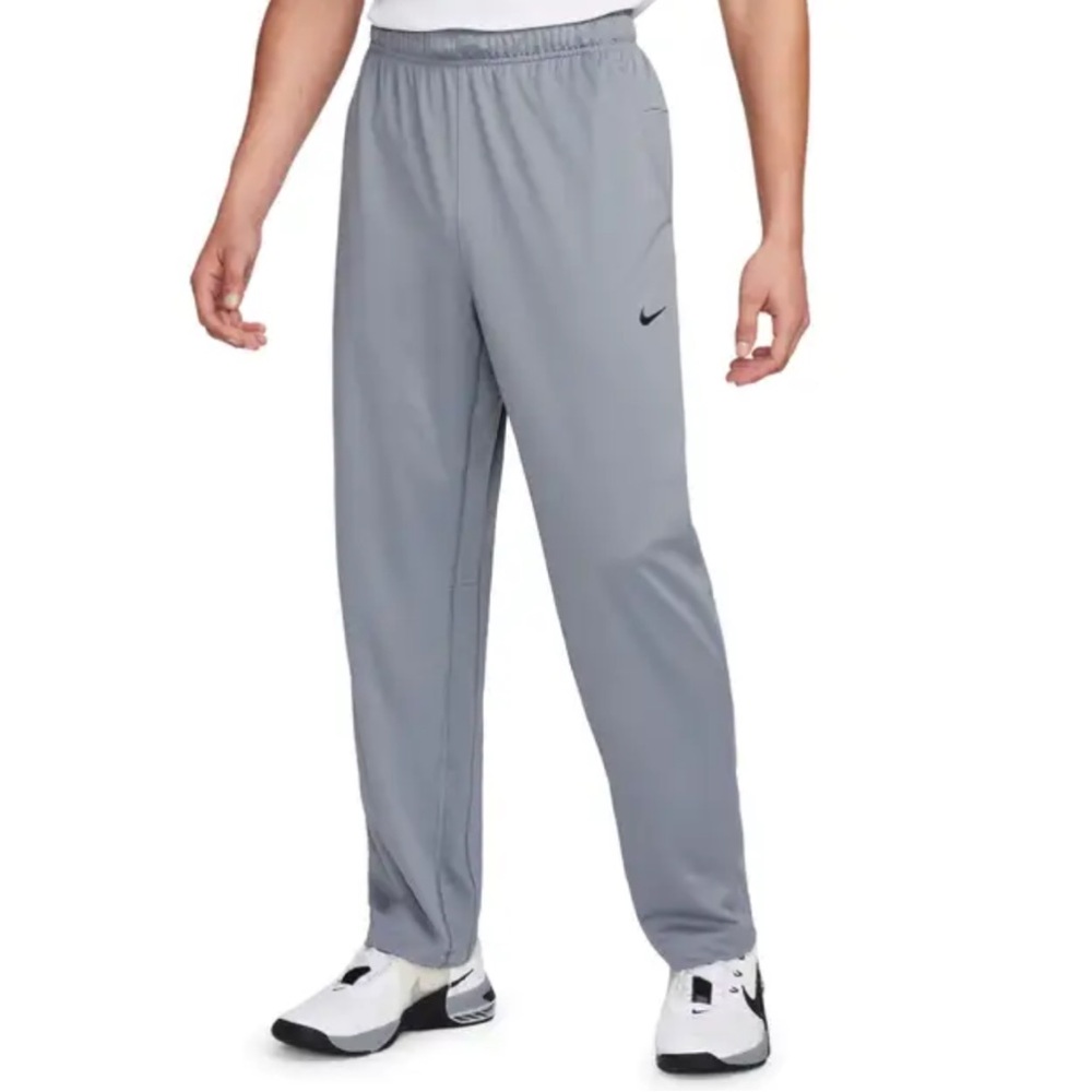 Nike Light Gray/ Smoke Grey Totality Dri-FIT Open Hem Versatile Pants Small